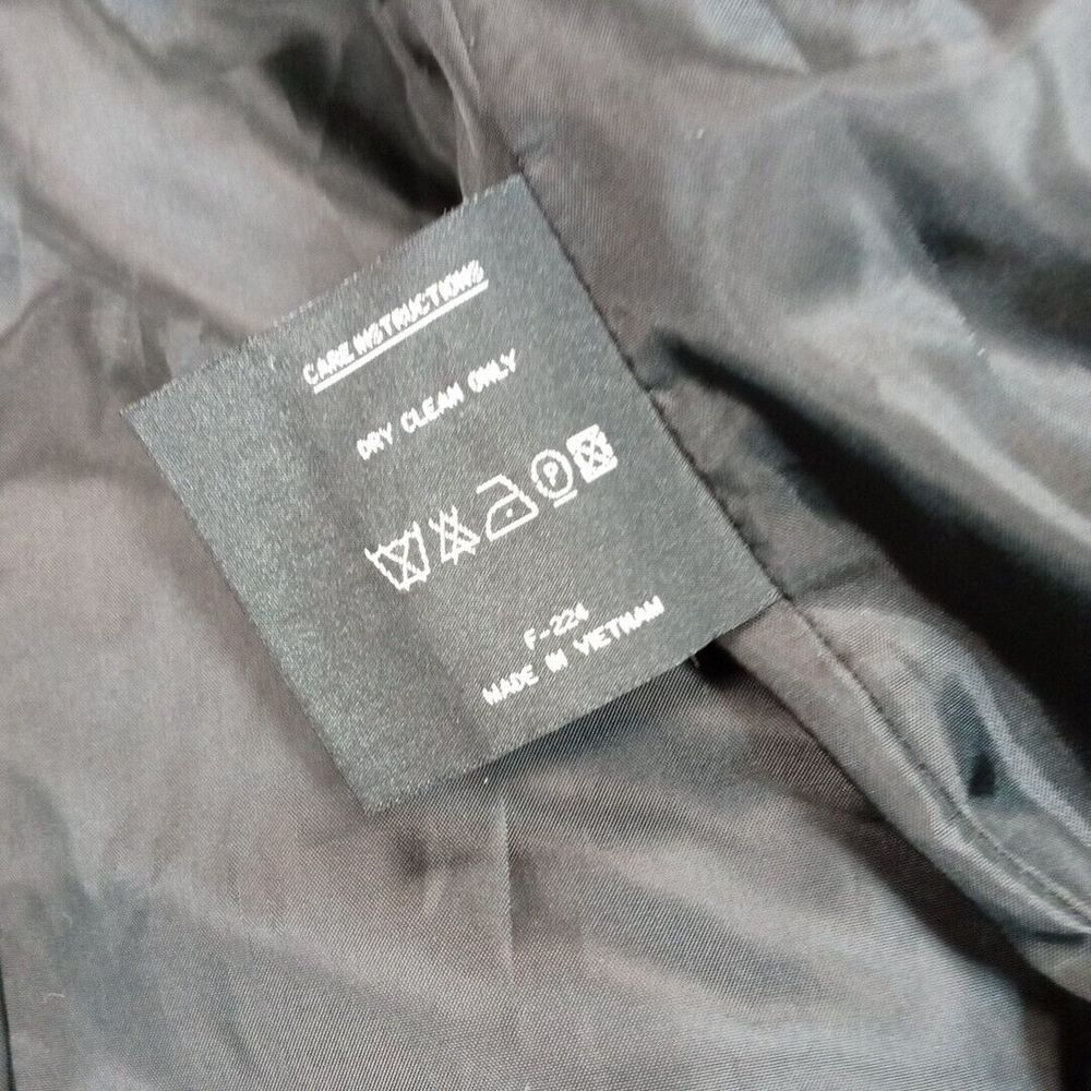 Fleet Street Womens Jacket Gray L Wool Blend Hood Pockets Lined Coat Career - Picture 13 of 14